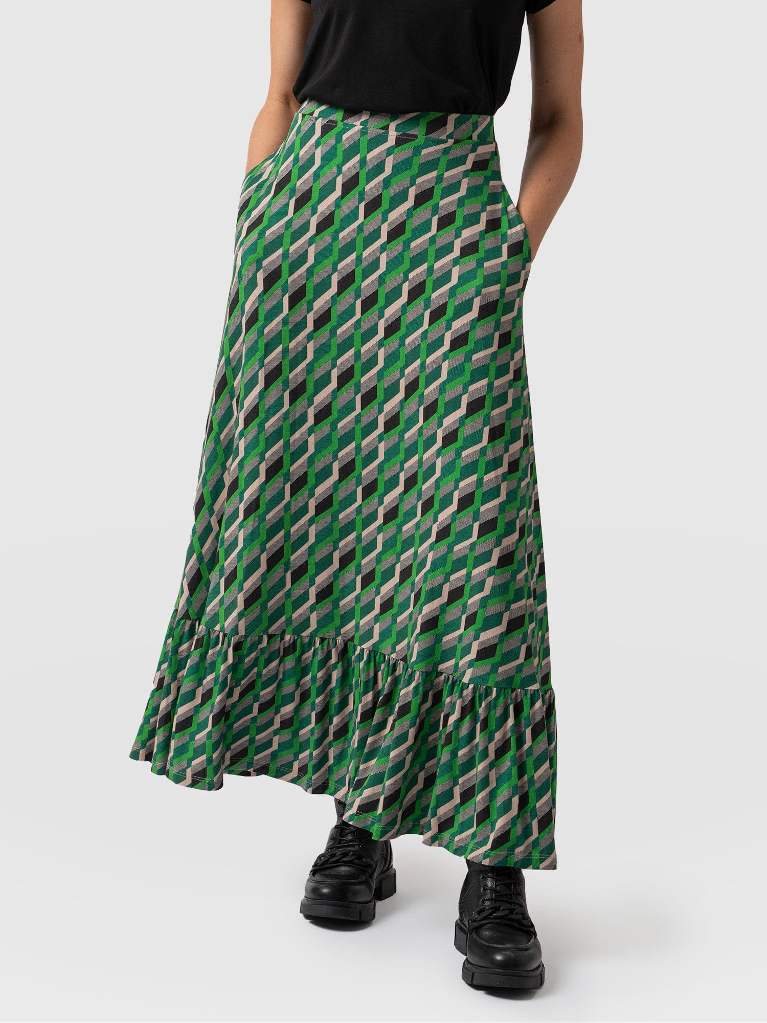 Riley Skirt - Jardin Geo